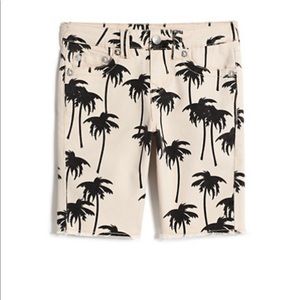 True Religion Frayed Hem Printed Short